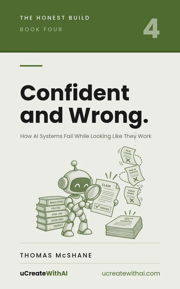 Cover of Confident and Wrong, The Honest Build book four, by Thomas McShane