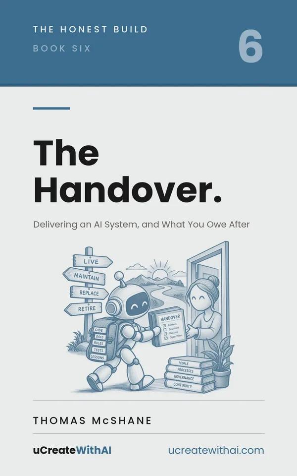Cover of The Handover, The Honest Build book six, by Thomas McShane