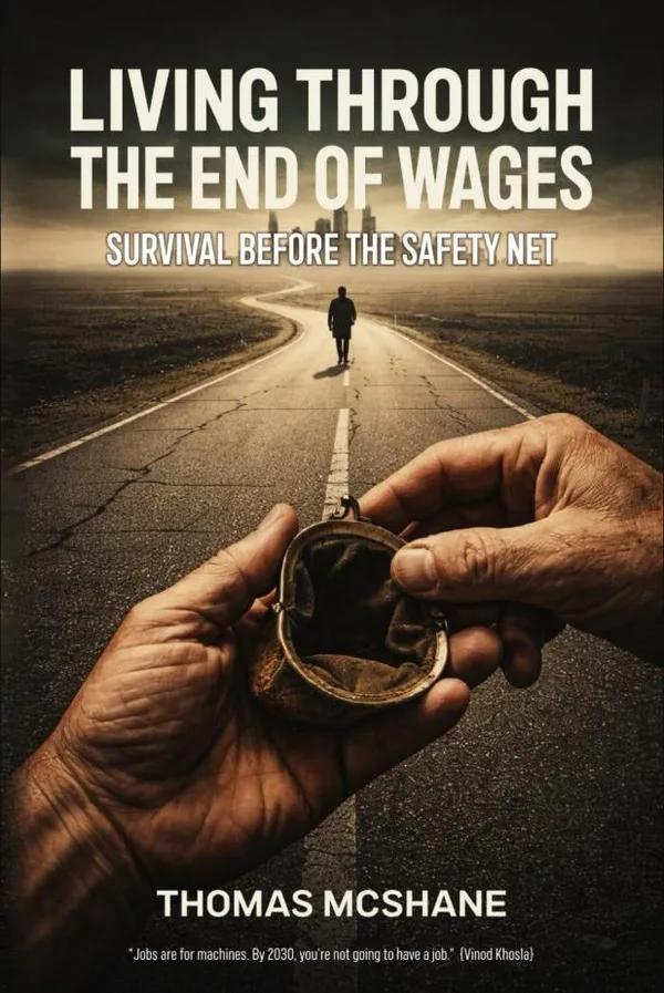 Cover of Living Through the End of Wages by Thomas McShane